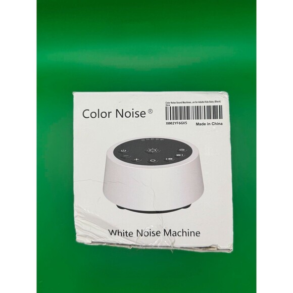 Color Noise Sound Machine w/ 10 Colors, 25 Sounds, Adjustable Volume, Timer - Picture 3 of 3